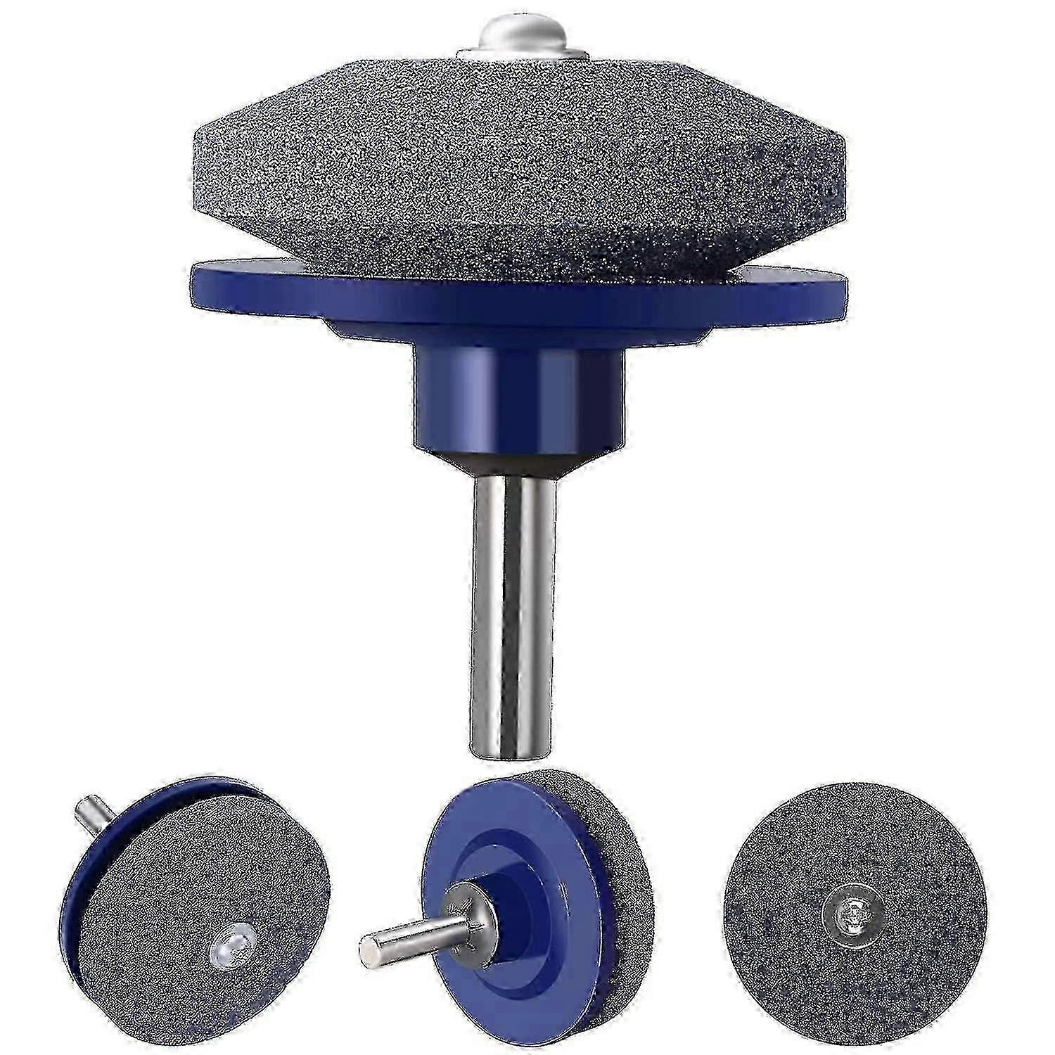 Professional Blade Sharpener Heavy Duty Garden Tool Sharpener | Precise Multipurpose, Blue