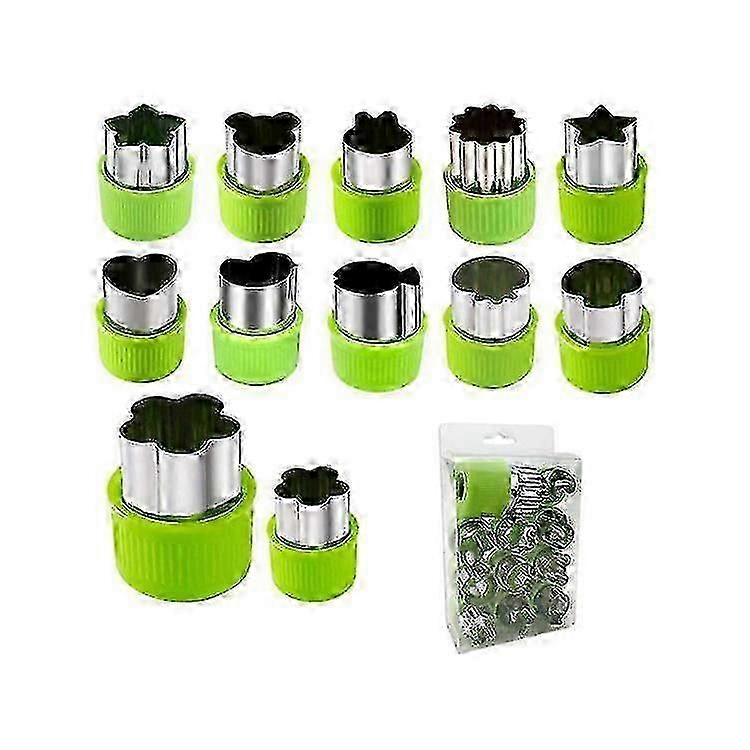 2026 Suitable 12 Pcs Vegetable Fruit Cutter Shapes Baking Tools Set/baking Pastry Cutter Tools Mini Pie Crafts
