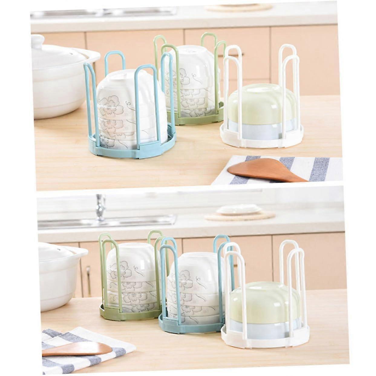 SpaceSaving Dish Drying Rack and Bowl Holder with Efficient Drainage for Small Kitchen