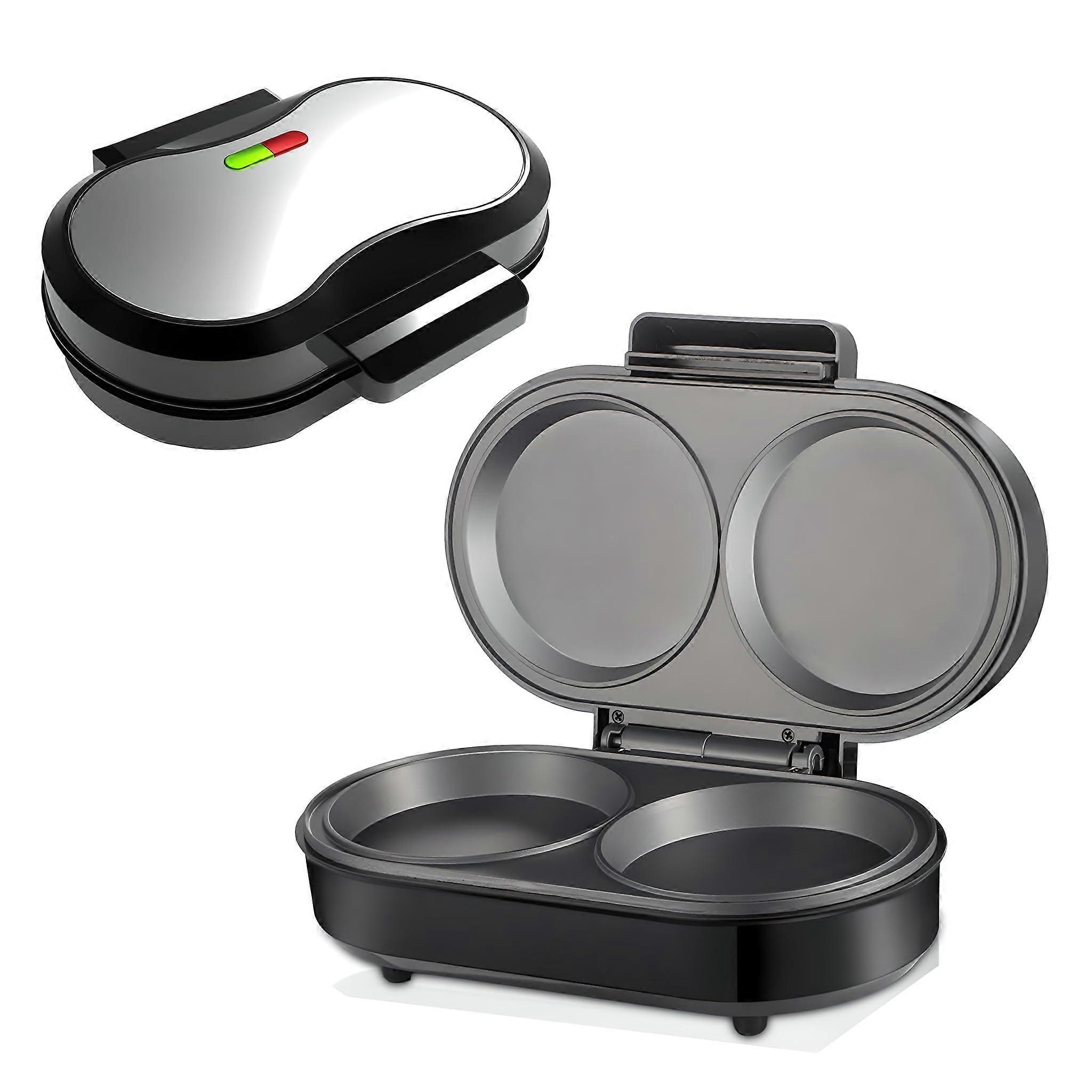 Electric Omelette Maker with Dual NonStick Ceramic Plates, 850W Fast Heating and Cool Touch Handle