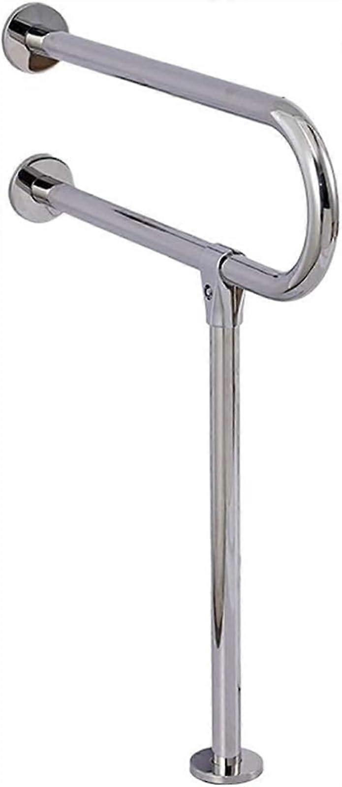 Rustproof Stainless Steel Bathroom Grab Bar Wall Mounted Shower Safety Rail for Elderly Support