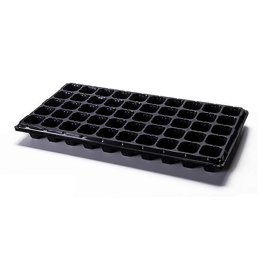 Reusable Nursery Plates Sprouters for Multiple Seeds 2Pcs Black Plastic