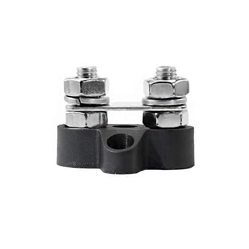 Heavy Duty M8 Power Distribution Block with Waterproof Rustproof Positive Negative Terminal Studs