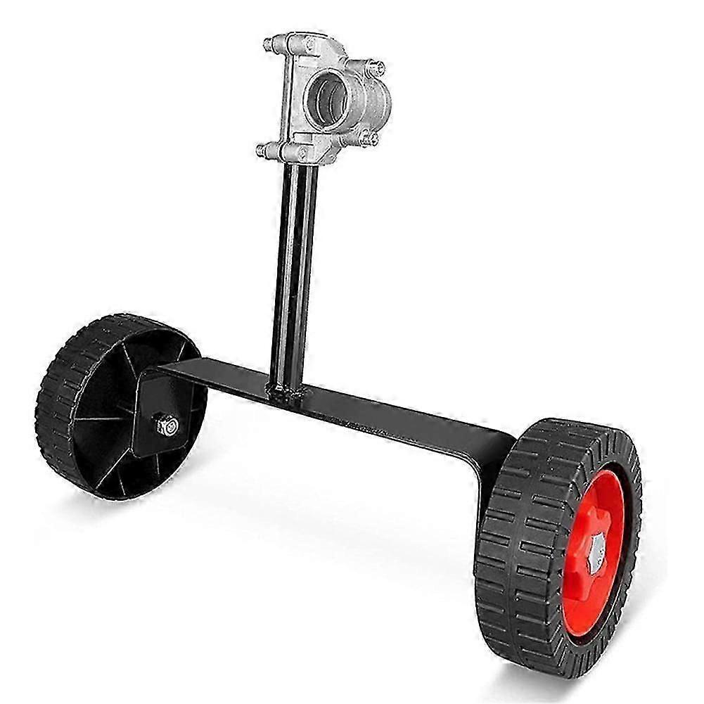 Support Wheel with Adjustable Height for Weed Eater 26mm String Trimmer, Reduce Back Strain