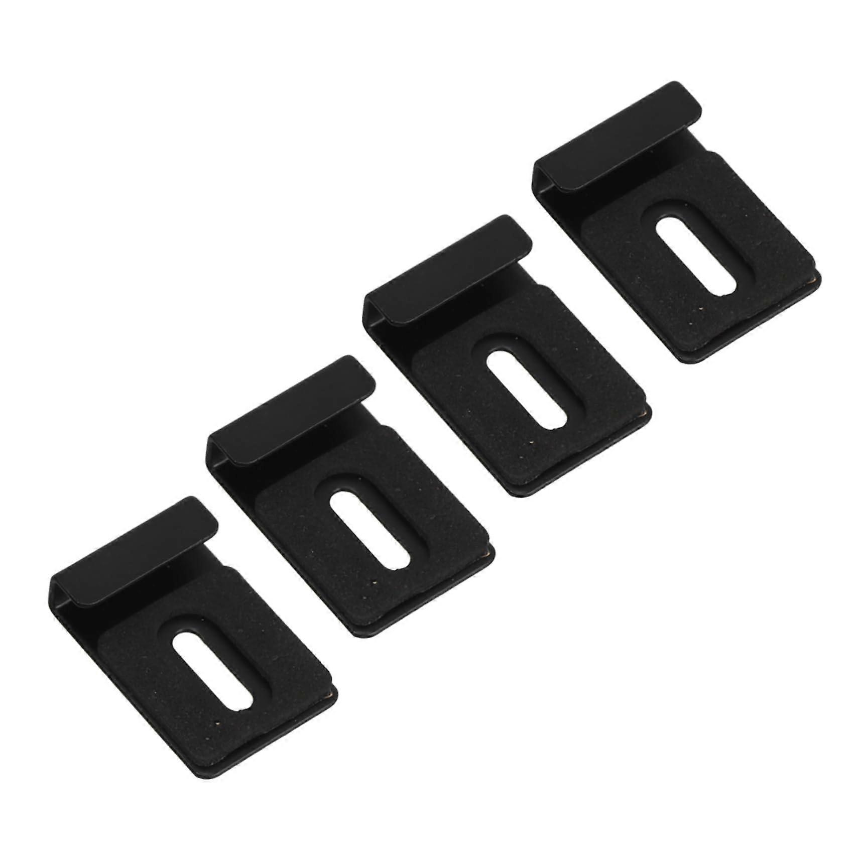 Mirror Mounting Clips Stainless Steel Hardware Kit for Frameless Mirrors Secure Easy Wall Installation