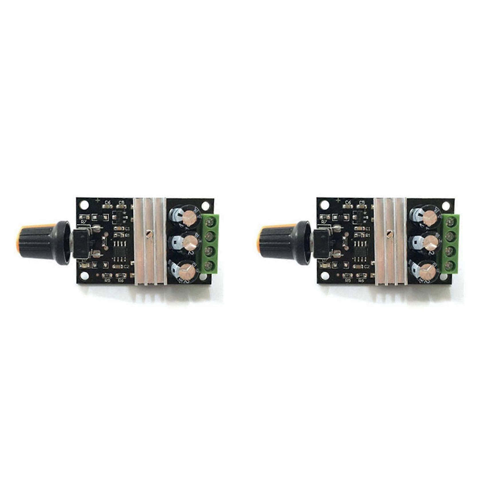 2X DC 6V 12V 24V 28VDC 3A 80W PWM Motor Speed Controller Regulator Adjustable Variable Speed Control