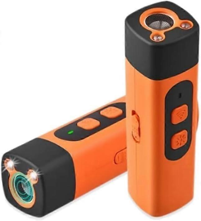 Dog Training Device Ultrasonic Dog Repeller with Safe Behavior Correction and Ergonomic Design Orange