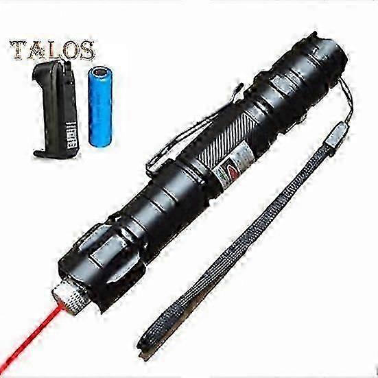 (A-red)Green Lasers Flashlight Pointer High Power Rechargeable Pen Long Range Beam Spot 18650 Battery Star Cap Flashlight