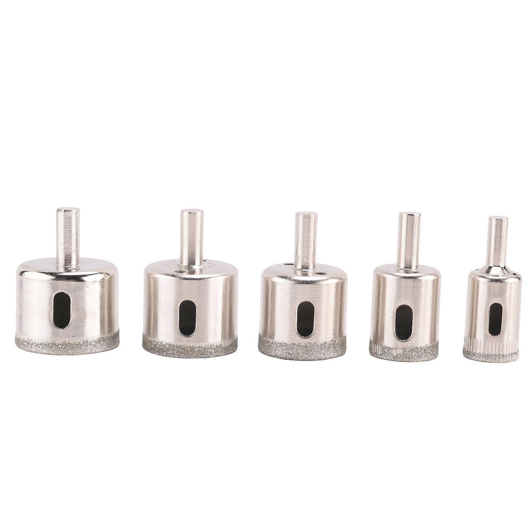 5pcs Diamond Tile Hole Saw Drill Bit Bits Set Cutting