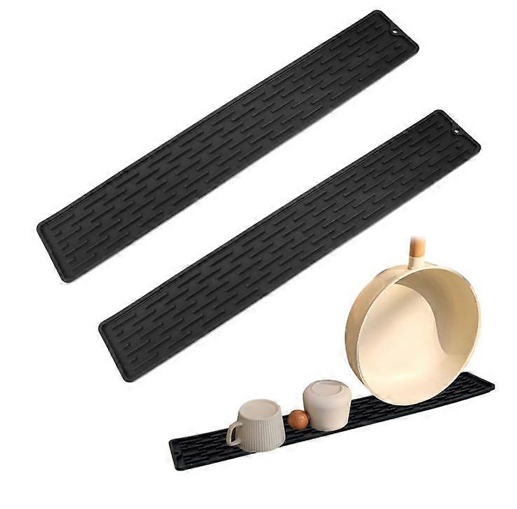 Narrow drain mat, silicone drain mat