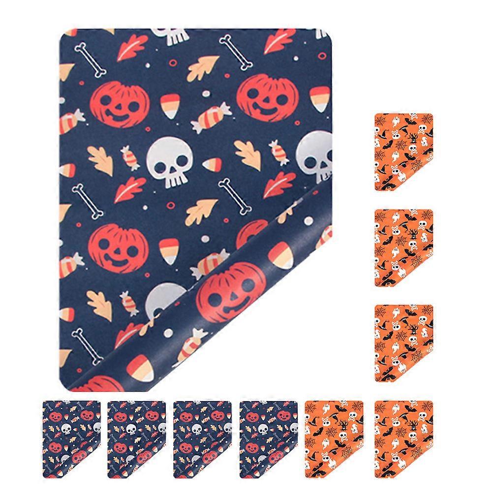 Bouquet Packaging Paper for Halloween Wrapping 10Pcs with Assorted Designs