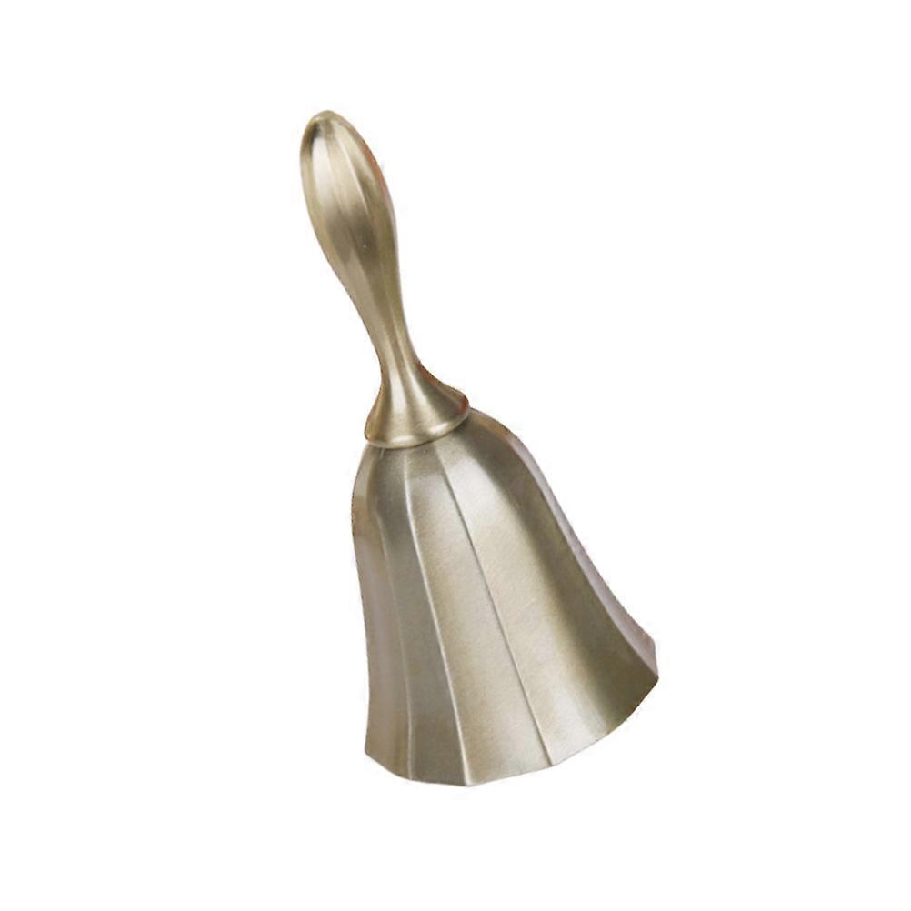 Dinner Hand Bell Retro Bell for Restaurant Service Silver