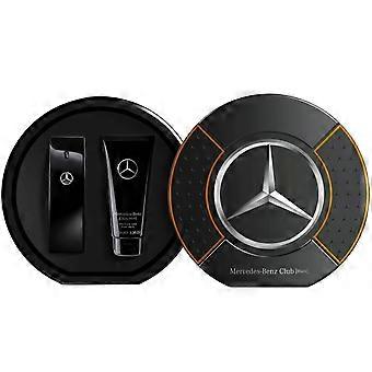 Mercedes Benz Club Black Gift Set 100ml EDT Spray + Shower Gel 100ml (Tin Box)