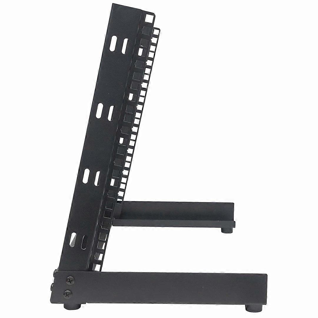 Intellinet 19" Network Rack - Open Frame (desktop), 8u, Black, Flatpack