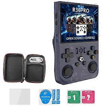 R36PRO Handheld Retro Game Console 128GB 3.5inch HD Screen Portable Pocket Video Player Supports 30