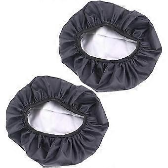 Coprisella per bicicletta impermeabile e antivento per uso esterno, nero, 27,00 x 24,00 x 1,00 cm, 2 pezzi