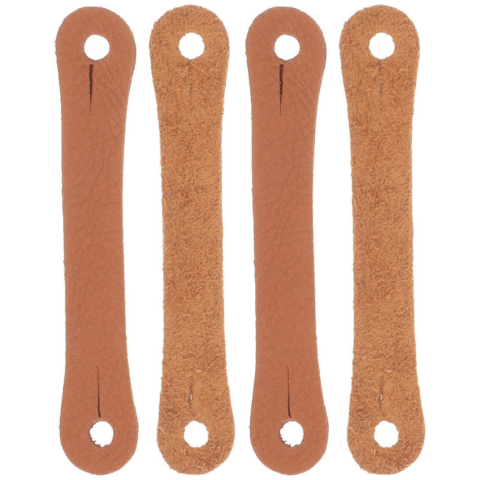 12Pcs Brown Drumstick Control Straps for Drum Practice Accessories