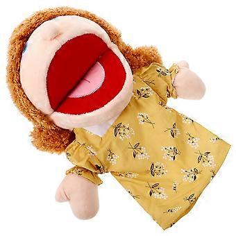 Weiche Plüsch-Kinderhandpuppen für den pädagogischen Einsatz im Unterricht, mehrfarbig, 1 Stück