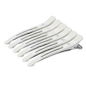 6pcs Hair Grip Clips Set Hairdressing Sectioning Cutting Clamps Kit Plastic Salon Styling Hair Grip Clips