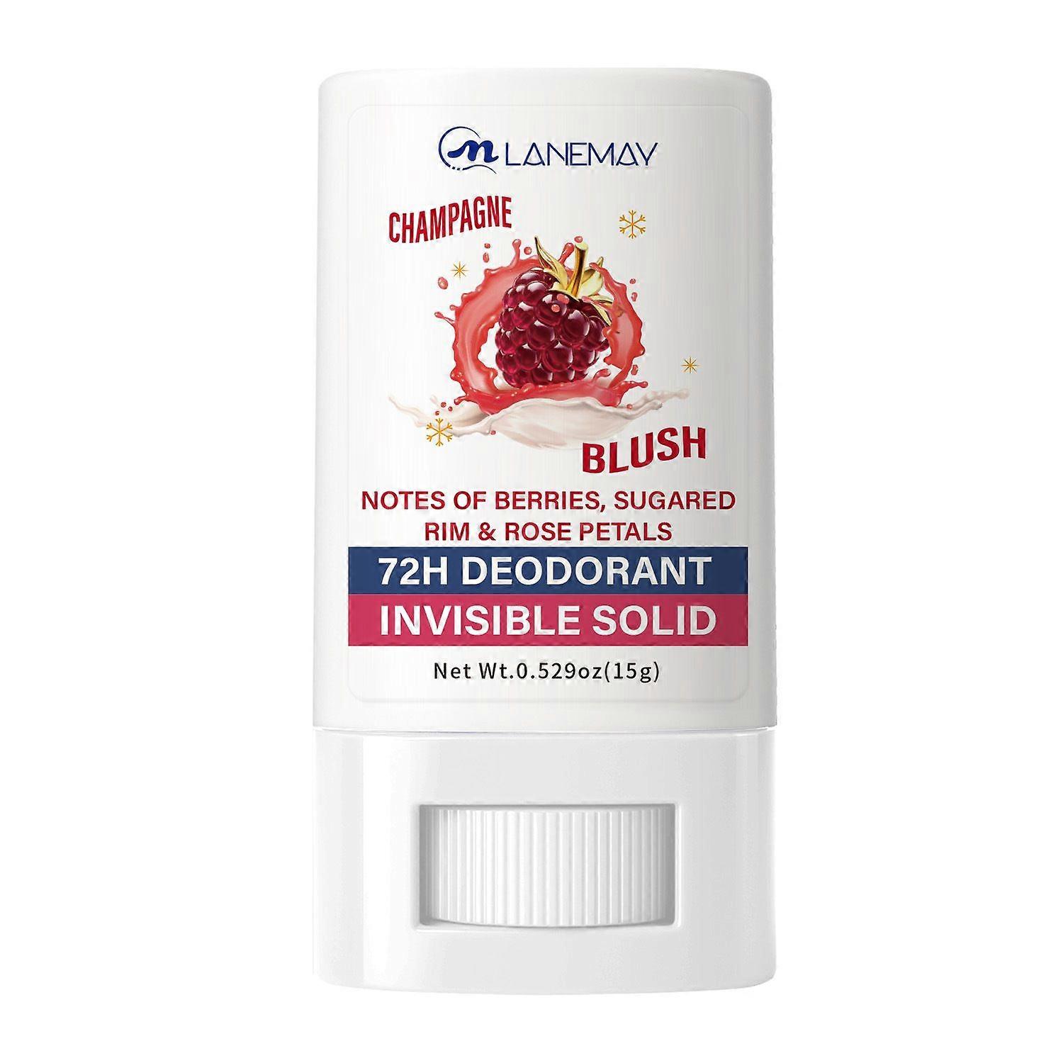 Champagne Blush Deodorant Stick, 72H Invisible Solid, 15g