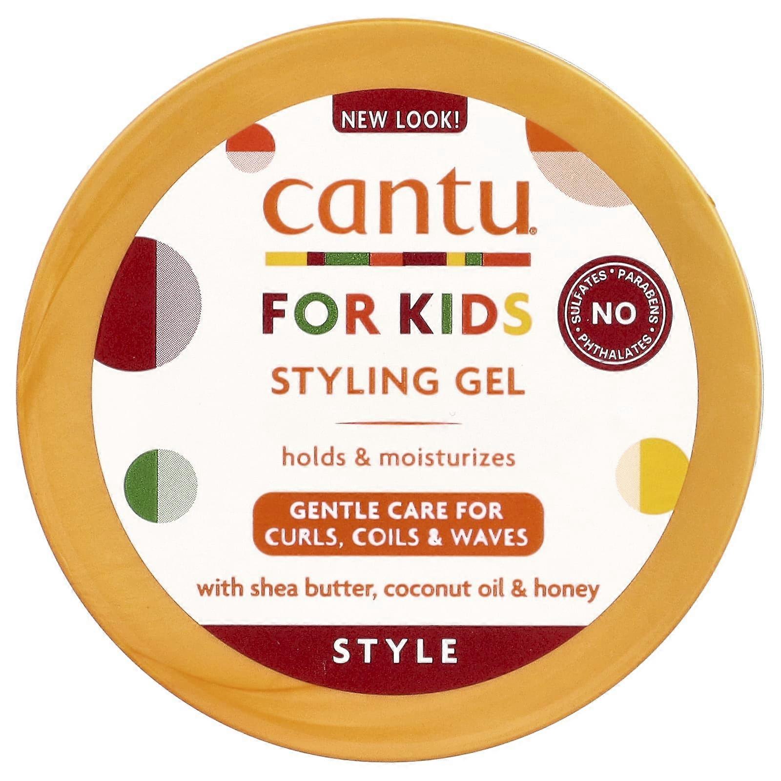 Cantu Styling-Gel für Kinder, für Locken, Wellen und Kringel, 64 g, 3er-Pack