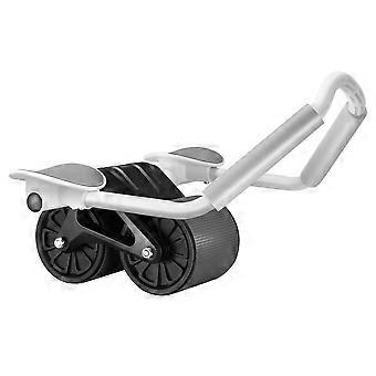 New Abdominal Wheel AB Roller Machine - 2-in-1 Fitness Equipment with Ergonomic Support & Automatic Rebound Technology