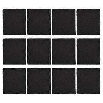12pcs Litter Box Filters Cat Litter Box Activated Carbon Filters Litter Deodorizers