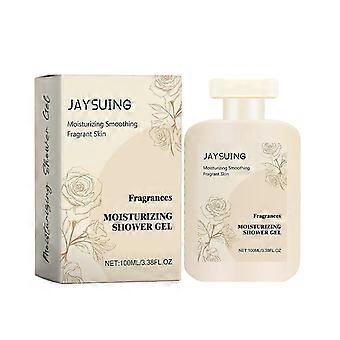 Gel douche parfumé, hydrate, illumine, nettoie la peau, collagène, rose, 100 ml