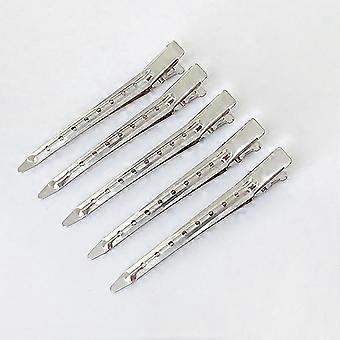 5 sztuk kolorowych metalowych spinki do włosów, idealnych do stylizacji i podziału włosów. Profesjonalne spinki do salonów fryzjerskich, przydatne do pracy z włosami u nasady, nadające objętości. Akcesoria do włosów.
