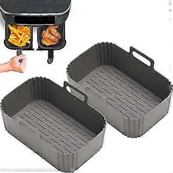 Air Fryer Accessories For Air Fryer Oven Microwave (2 X Grey)