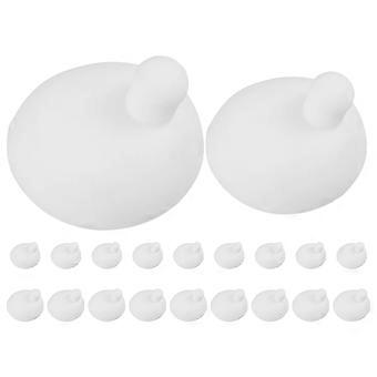 20pcs Toy Bubble Insert Decompression Toys Making Prop Doll Making Insert Doll Accessory Insert Bubble Replacement Doll Supplies Squeeze Toy Props