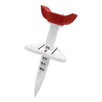 Height Adjustable Golf Ball Tees With Built In Aiming Guide Plastic Materials Golf Tees Perfect For Training And Matching  Red