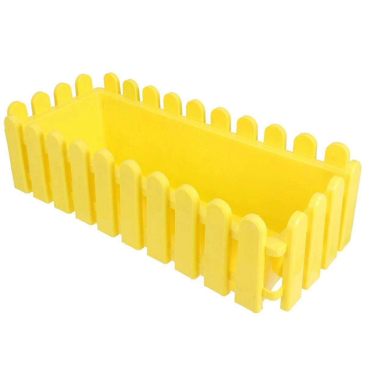 Rectangular Plastic Flower Pot for Flower Storage with Practical Use