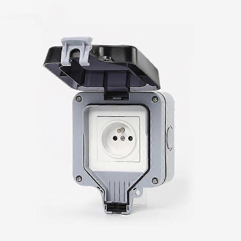 Socket Smart Socket, Outdoor Waterproof Socket Box, Outdoor Bathroom Wall Waterproof S Socket