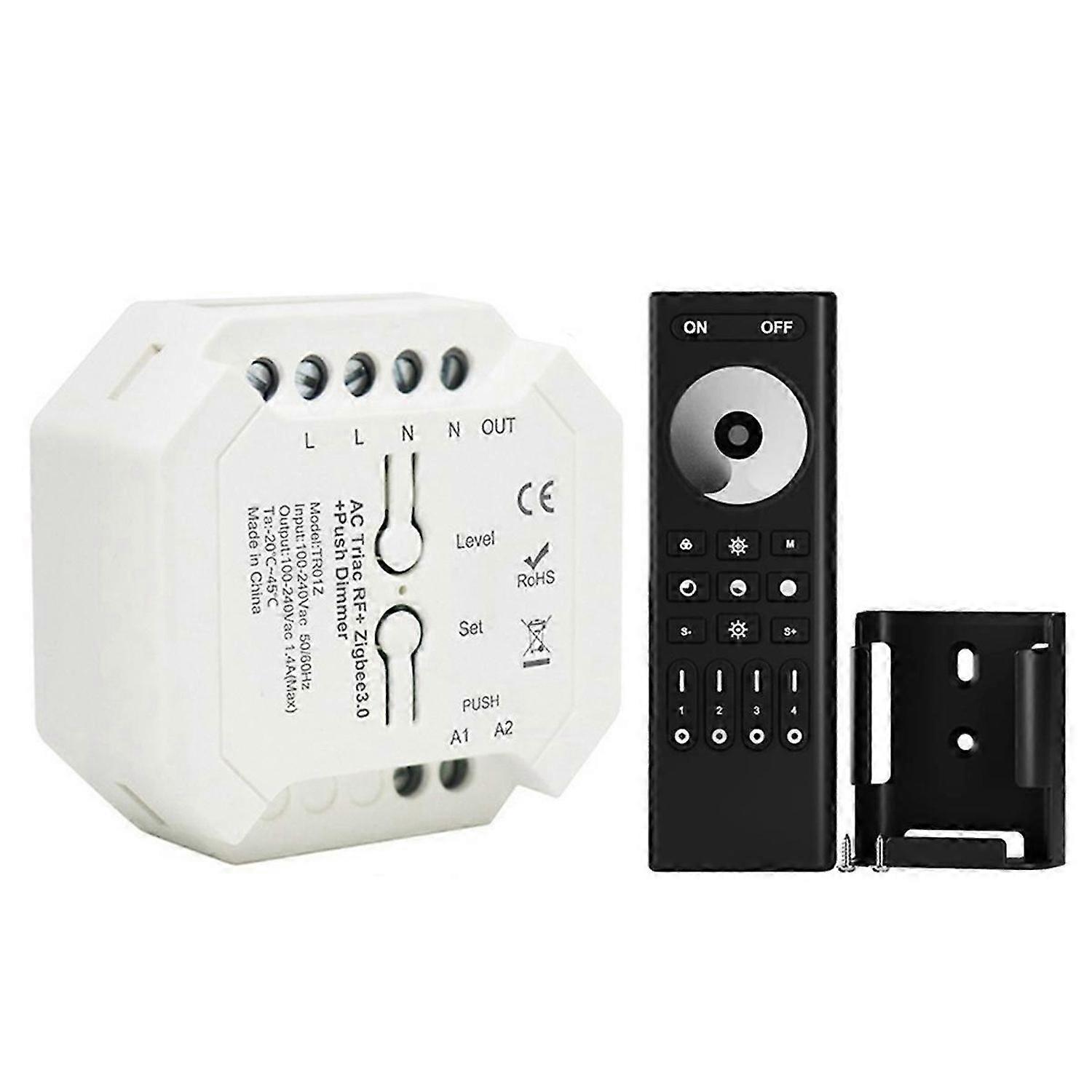 Tuya ZigBee Triac Dimmer Controller Smart Dimmer Remote Control B