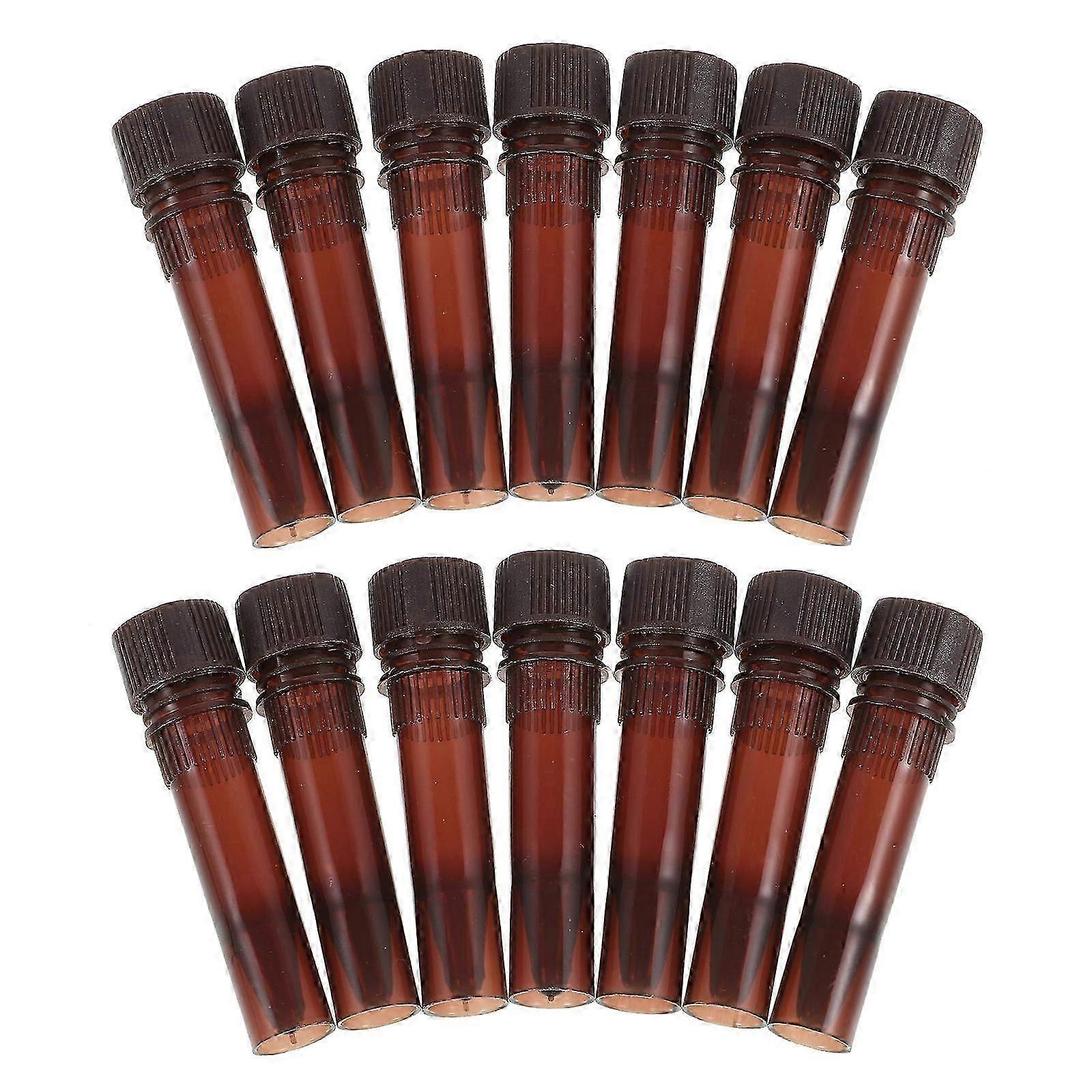 20Pcs Sampling Tubes Test Tubes Test Vials Storage Containers Lightproof Tube for Sample Testing