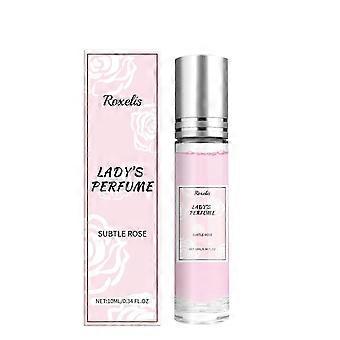 Roxelis Rose Fragrance Fresh Powder Perfume, Natural Fragrance Niche Charming Charm Perfume Pheromone Fragrance Eau De Toilette