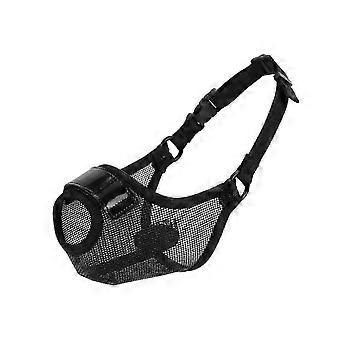 Comfortable Mesh Dog Muzzle, Soft Fabric Pet Mask for Small & Medium Dogs