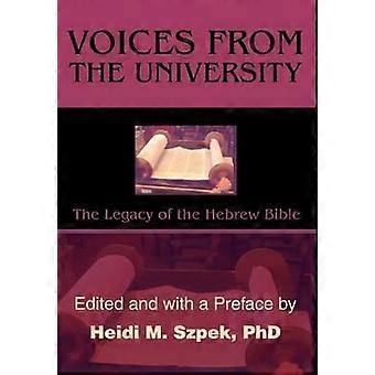 Voices From The Universitythe Legacy Of The Hebrew Bible - Heidi Szpek - Hardcover - en Book