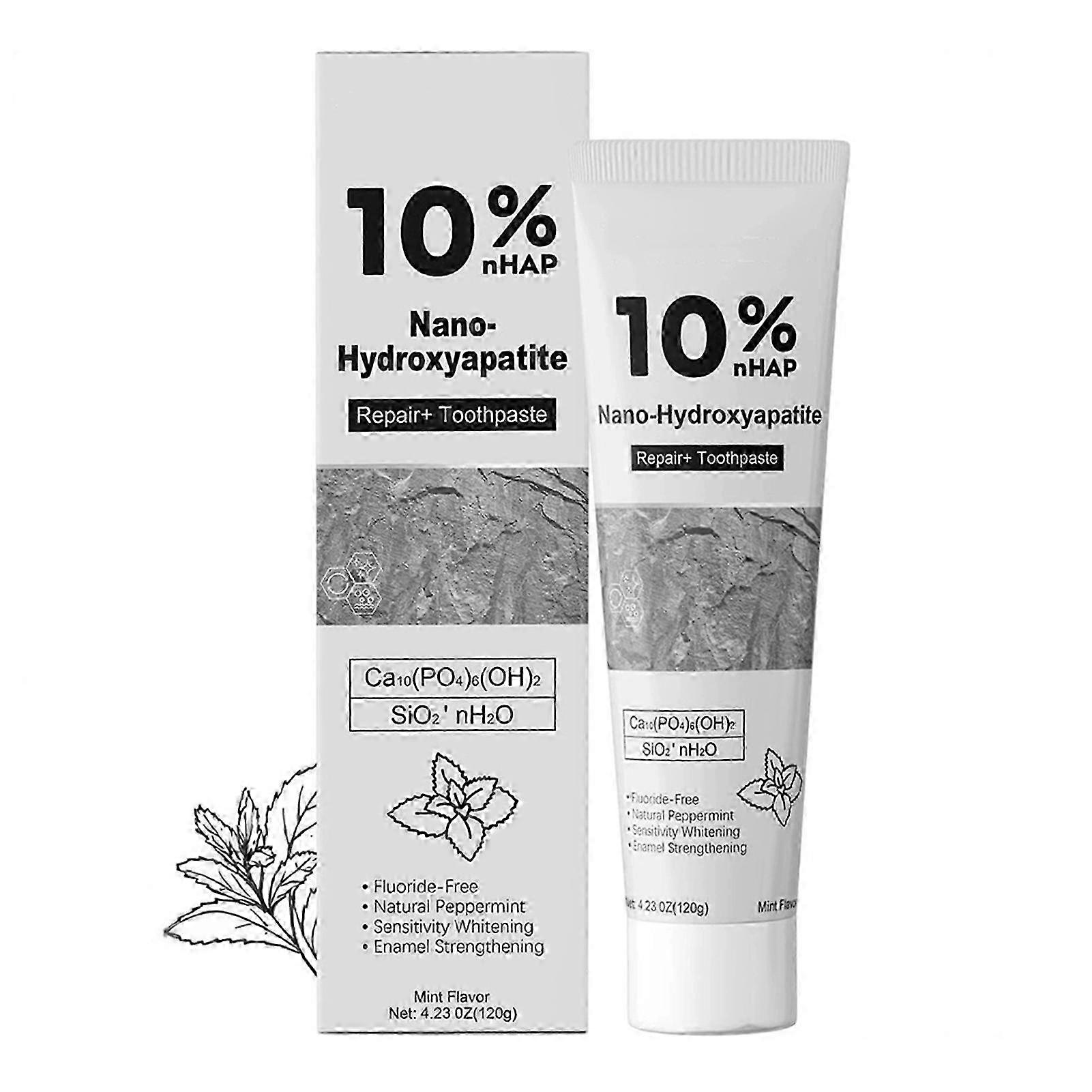 Nano-Hydroxyapatite Toothpaste Deep Cleaning Stain Remover Toothpaste