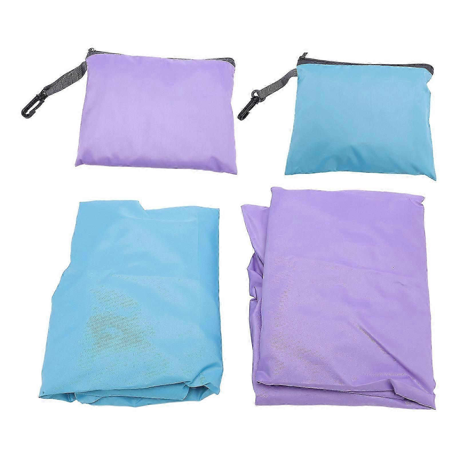2pcs 35L Backpack Rainproof Covers with Zippered Storage Bags