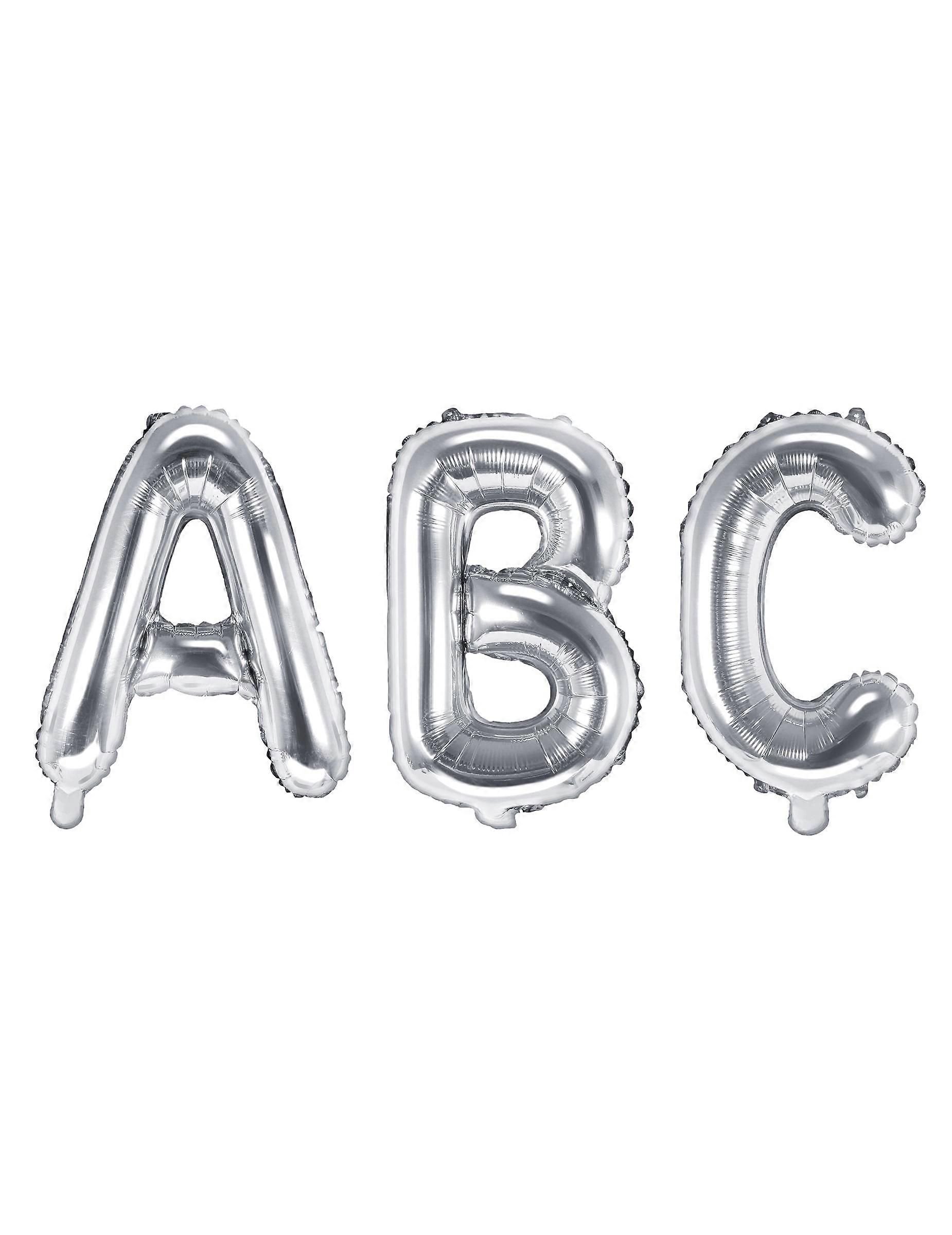 32 cm silver letter foil balloon