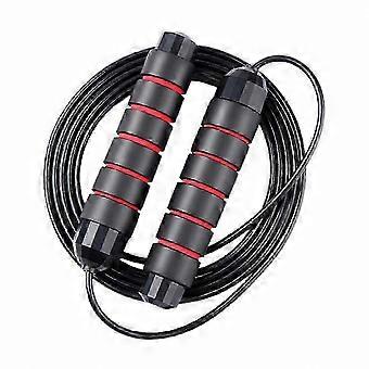 Skipping Rope, Adjustable Length, Non-Slip EVA Foam Handle, Weight 202, Smooth Motion Glide for Aerobics, HIIT, and Portable Beach Fitness