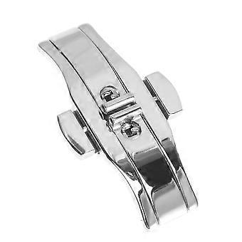 Butterfly Buckle Stainless Steel Watch Buckle for Watch Use with Double Push Button