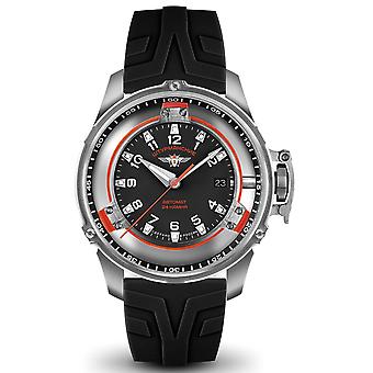 Mars Automatic Analog Men's Watch with Silicone Bracelet NH35/9035975