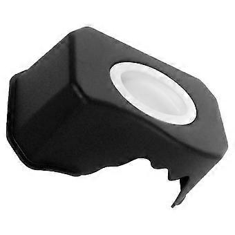 Reptile Hide Cave Black Plastic Hiding Shelter for Turtle Lizard Small Pets, Decorative Terrarium Habitat Box, 17x10x7cm