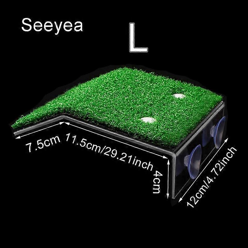 Turtle Basking Platform Simulation Turf Climbing Turtle Drying Table Aquarium Accessories Decoration