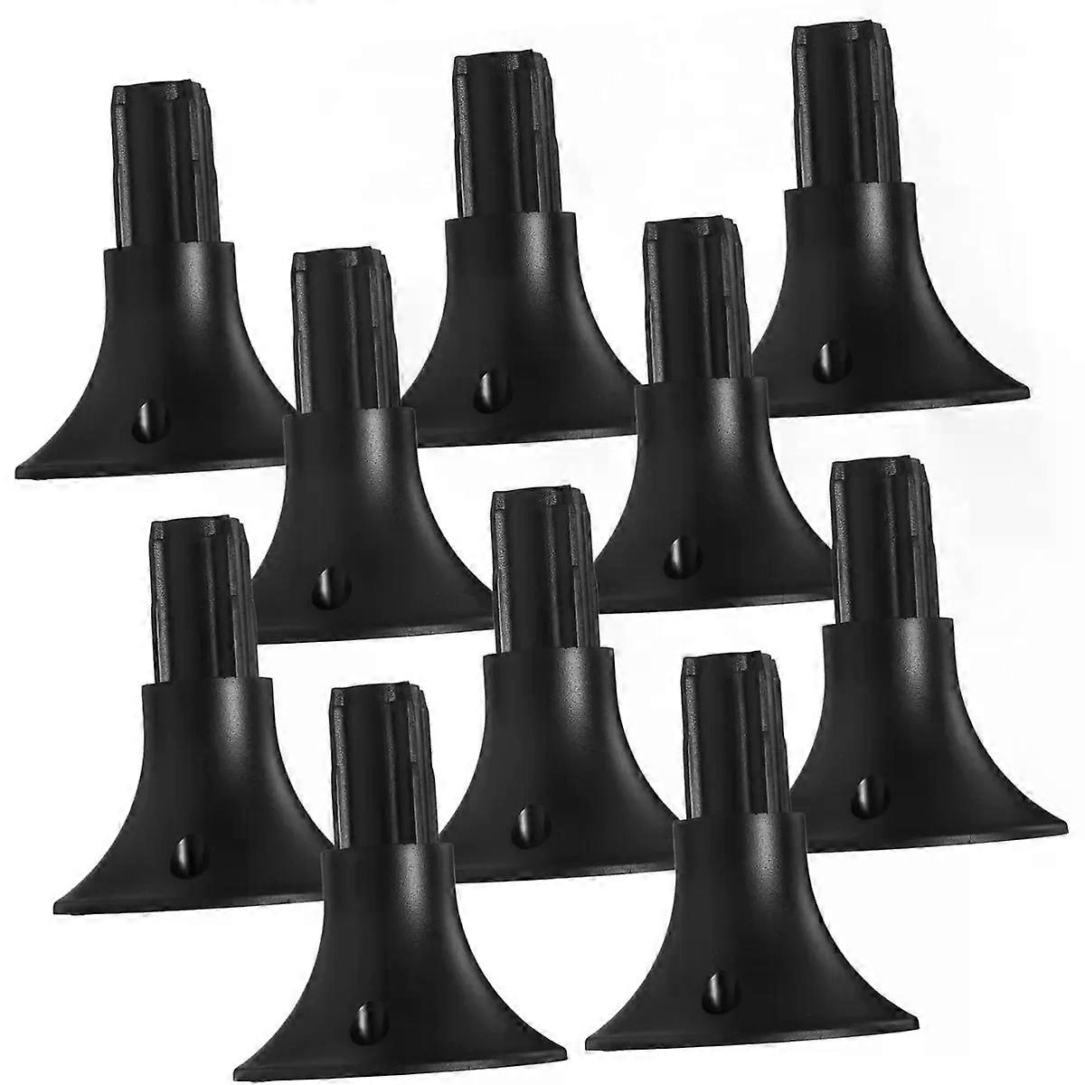 10pcs Solar Light Base Mounting Brackets for Outdoor Lawns
