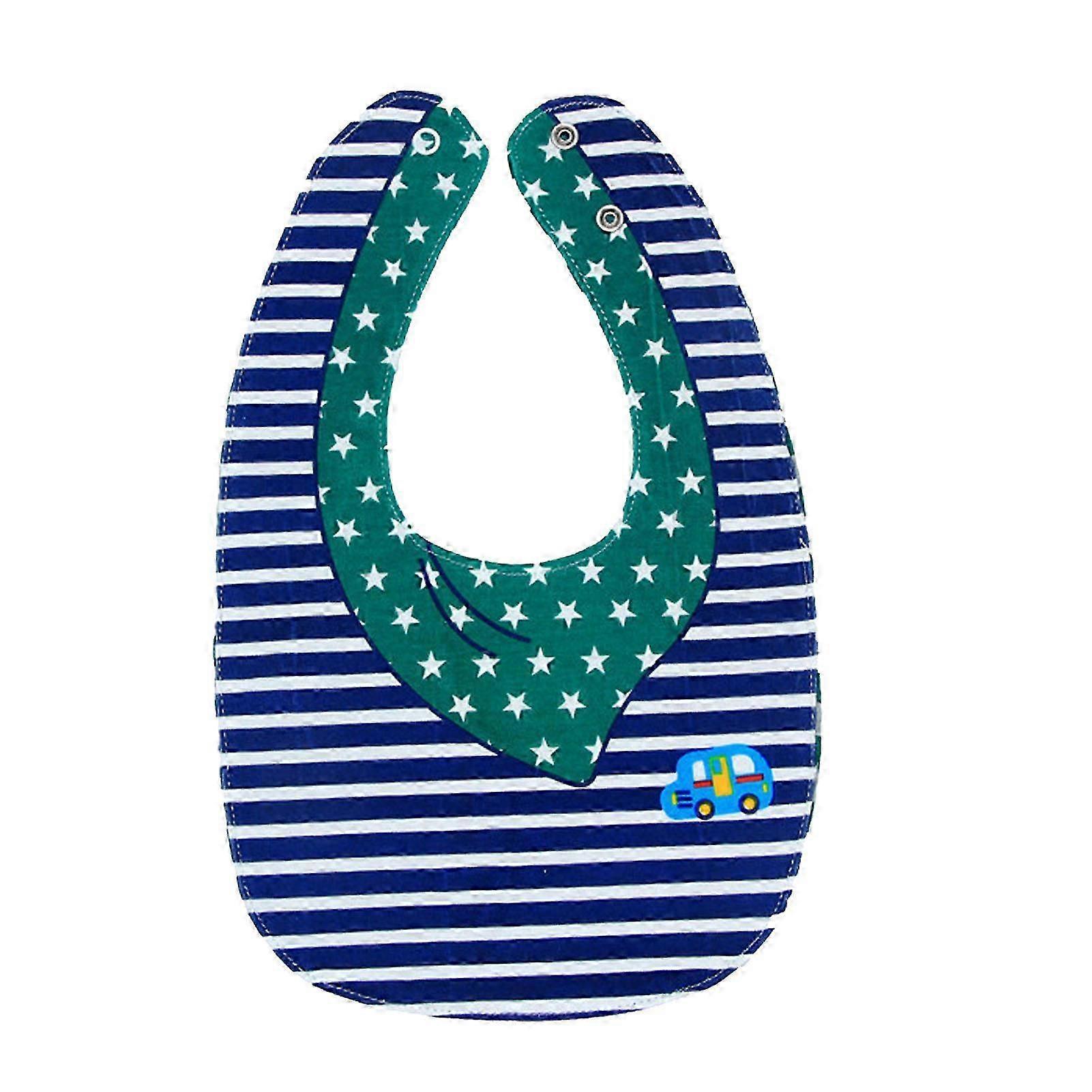 Soft Cotton Waterproof Reversible Bibs