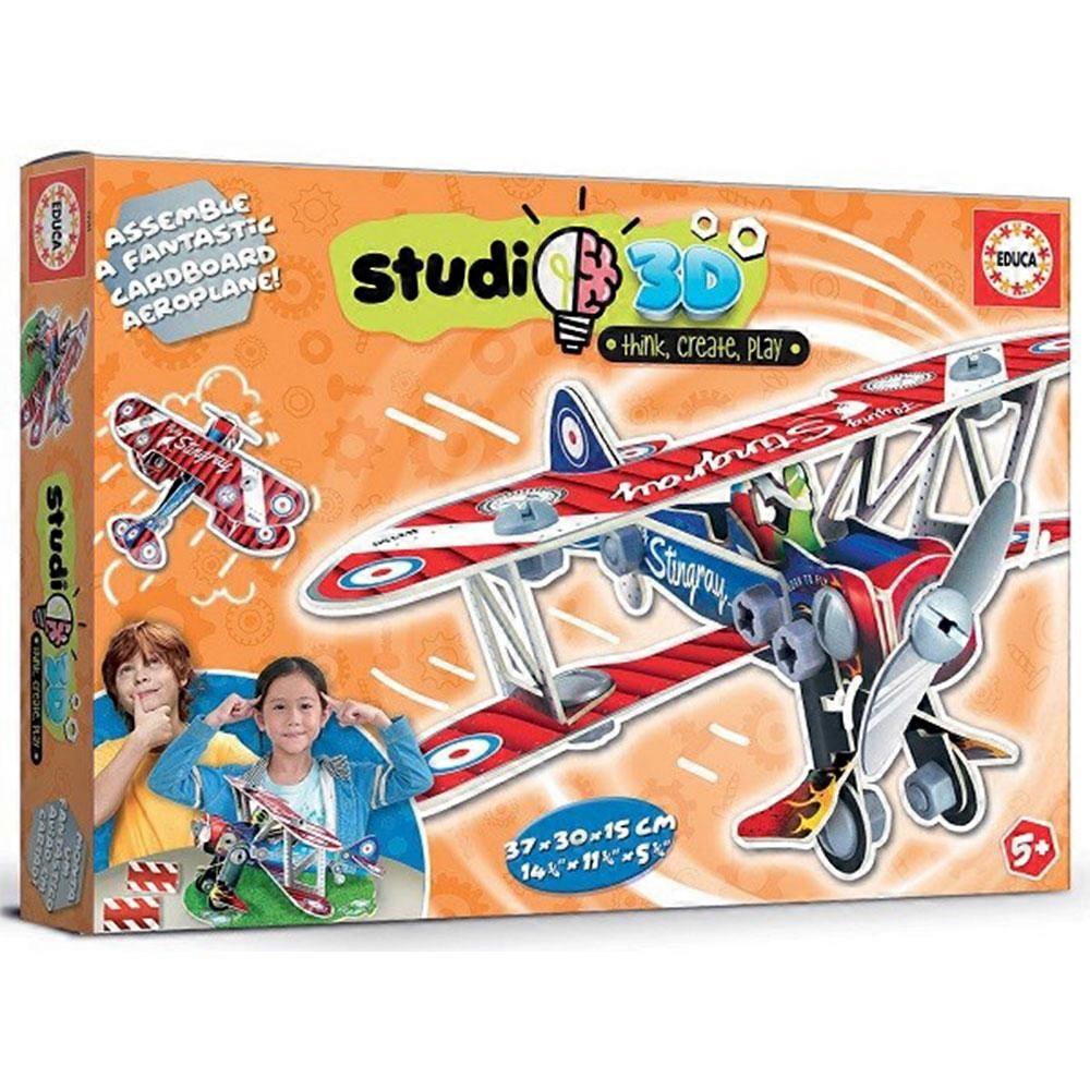 Educa Studio 3D Cardboard Creation - Airplane